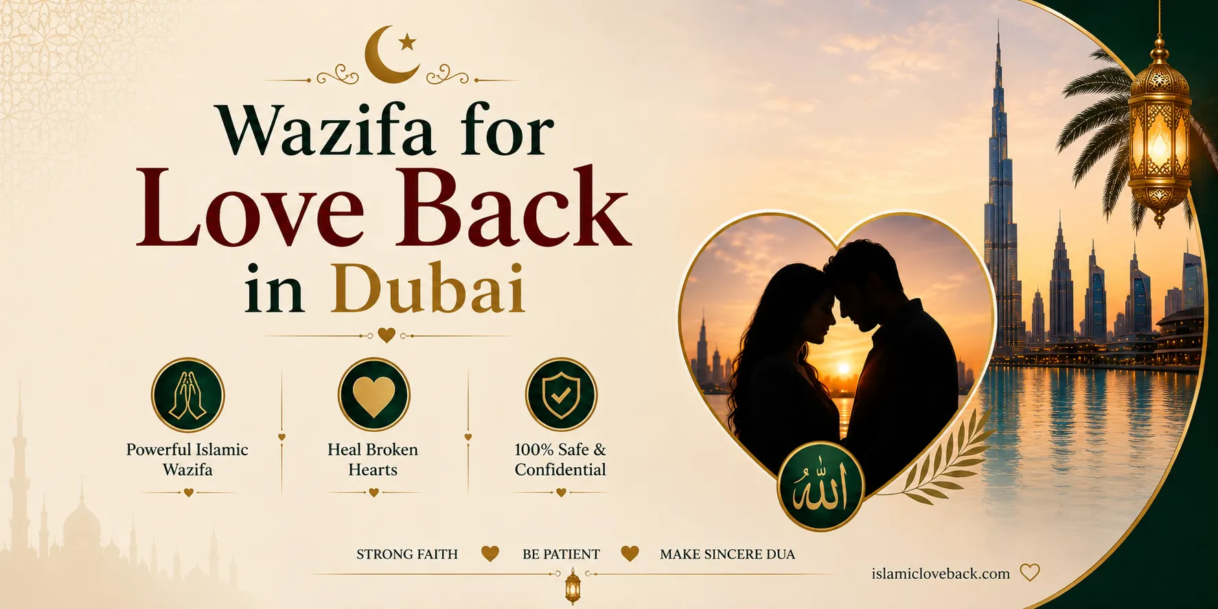 Wazifa for Love Back in Dubai | Maulana Arshad Khan