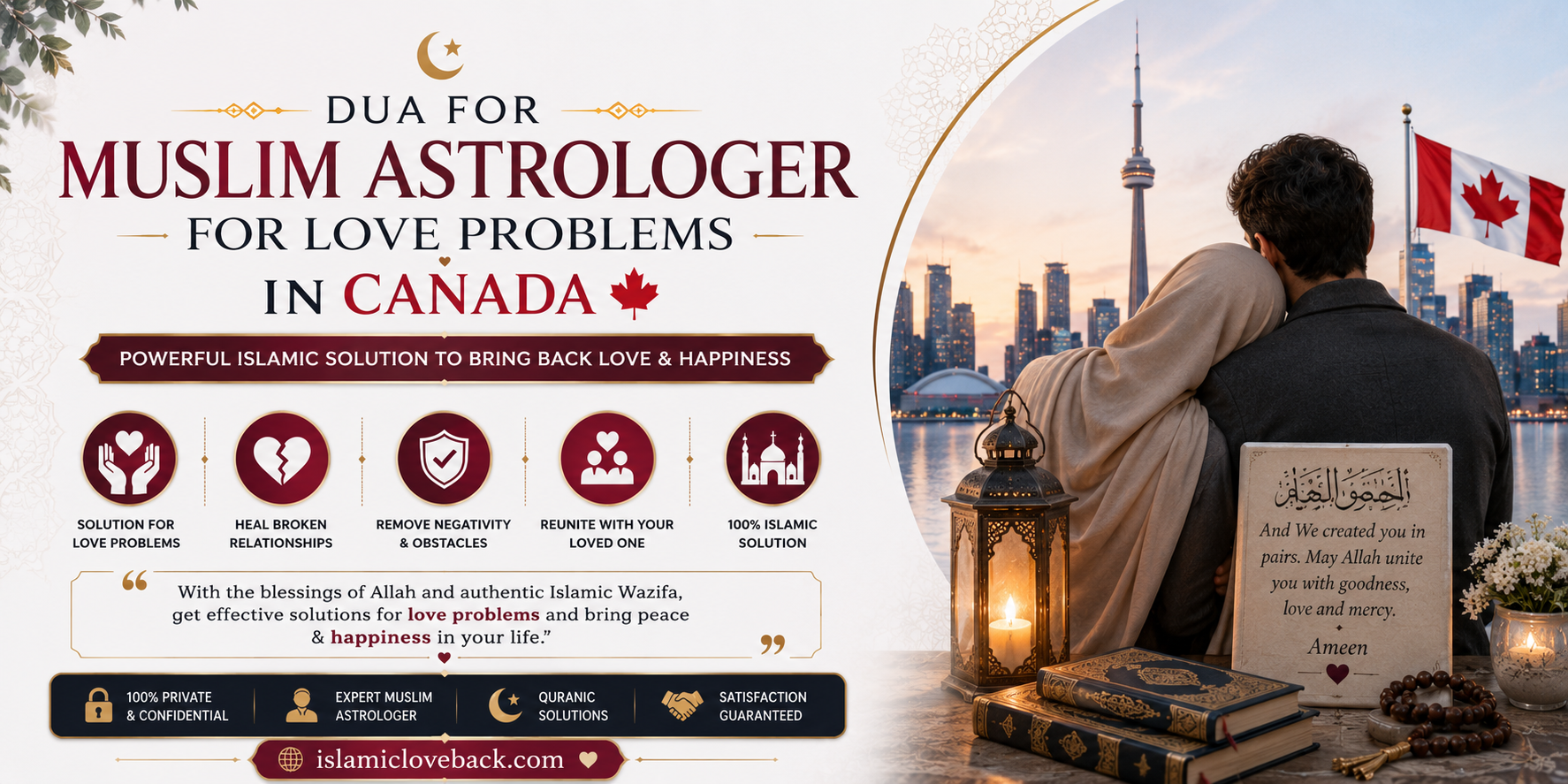Muslim Astrologer for Love Problems in Canada | Maulana Arshad Khan